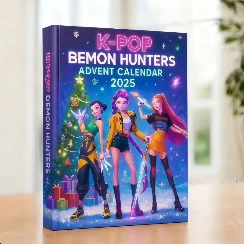 

2025 Kpop Countdown Calendars Xmas Demon Hunters Advent Calendar Doll Collection Desk Decoration Children Christmas Gifts