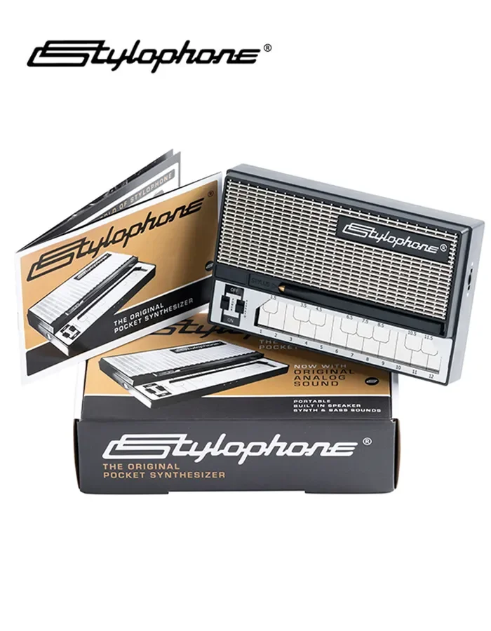 Sintetizador analógico Stylophone S1, instrumento electrónico limitado blanco