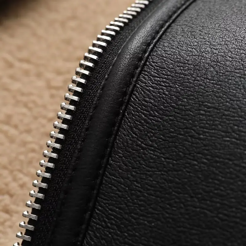 Leather Jackets Women's Thick Warm Faux Pu Outwear Black Winter Streetwear Outerwear Long Sleeve Tops Solid 2024 inszart Coat