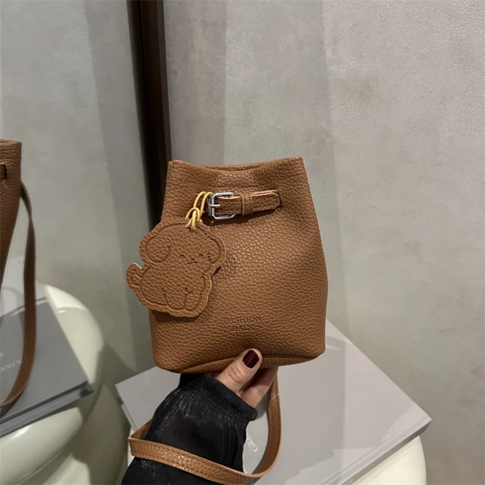 

Fashionable Designer Basket Bag Luxury Casual Crossbody Bag Commuting Pu Leather Women's Shoulder Bag Girls