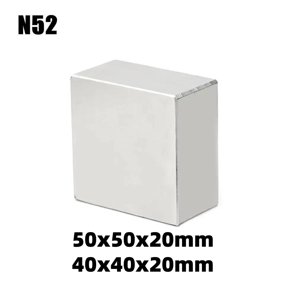 30x20x10mm 40x40x20mm 50x50x30mm Square magnet Super Strong Cube Magnet High Quality Neodymium Super Magnetic force Magnets