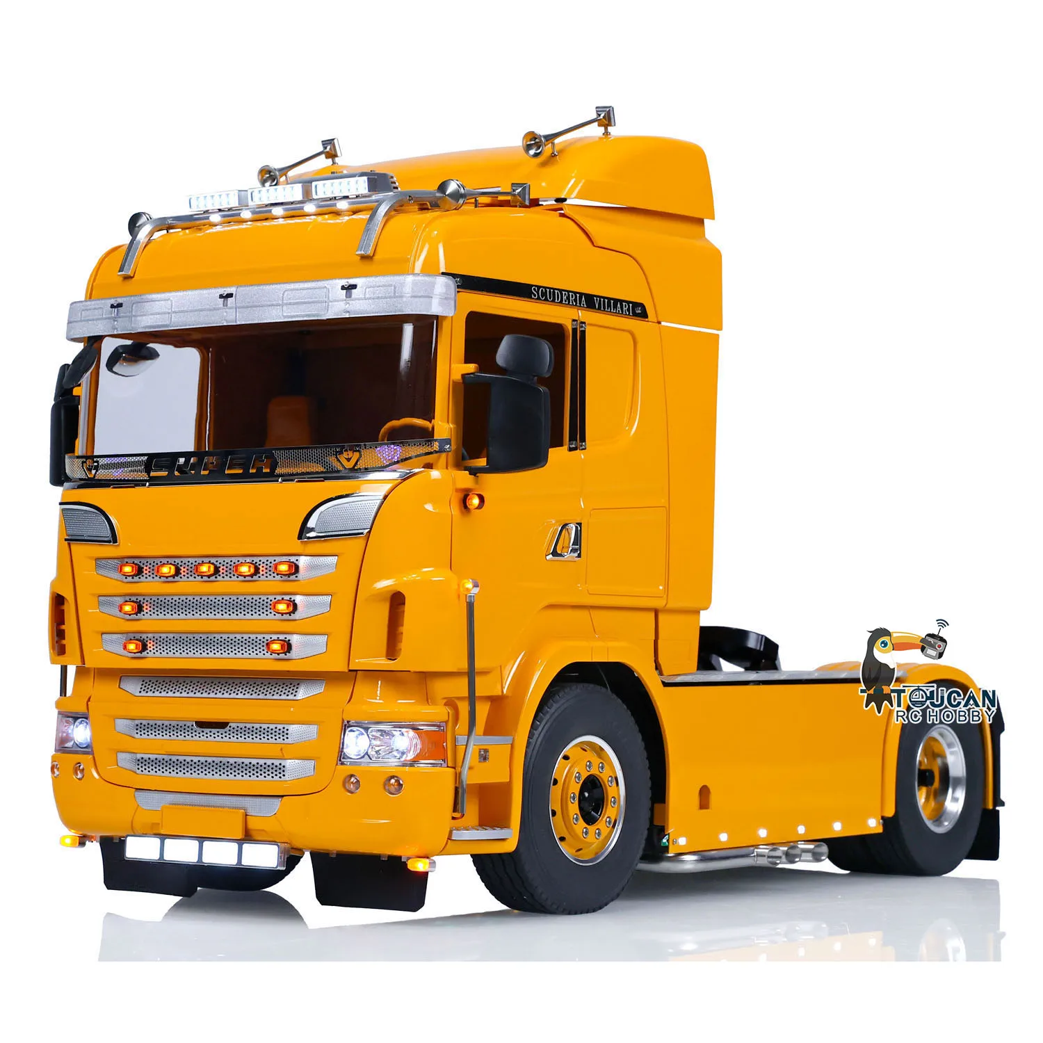 

LESU RC Tractor Truck 4X4 Metal Chassis 1/14 Scale Customized R730 Remote Control Trucks Cars Light Sound Set RC Toy THZH1333