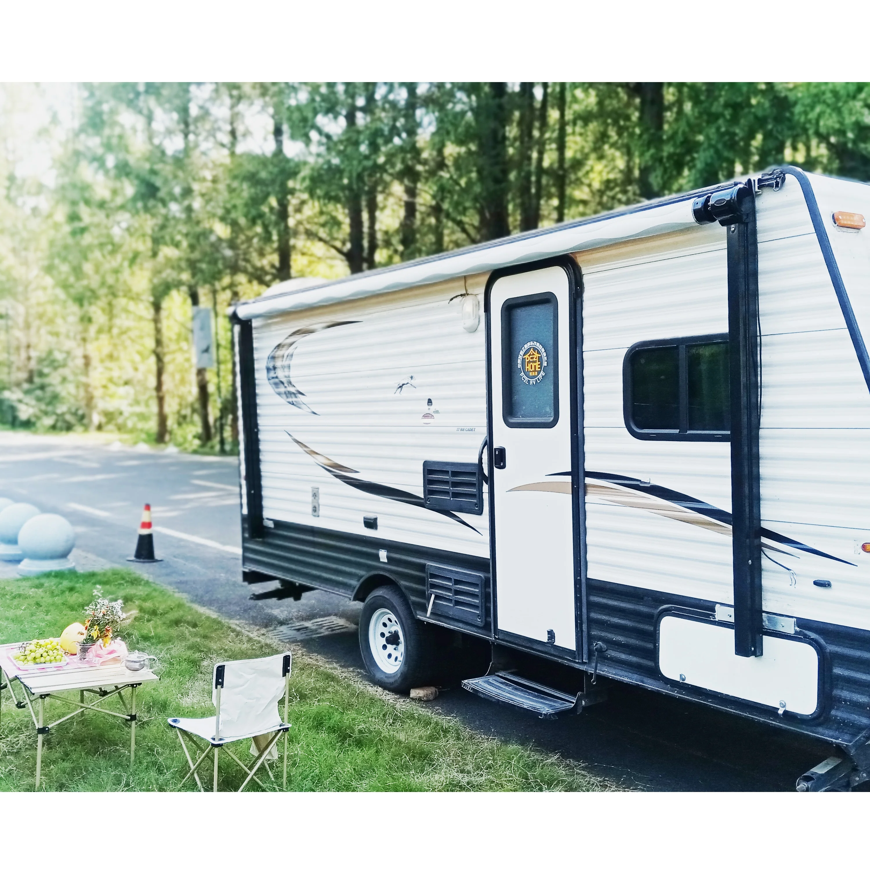 

Soleflex B2E New Arrival Australia Style Electric Side RV Trailer Awning RV Accessories