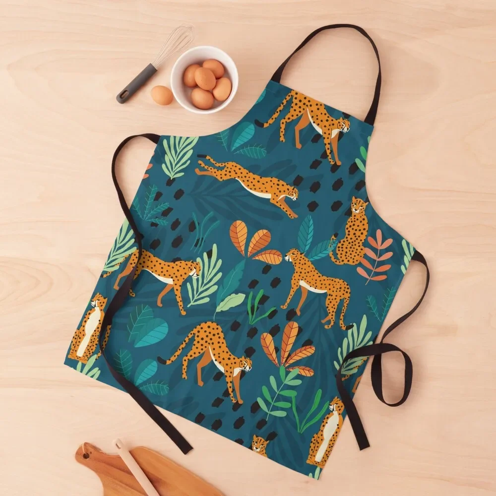 Jungle Cheetah Pattern Apron Things For The Kitchen Things For The Home Apron