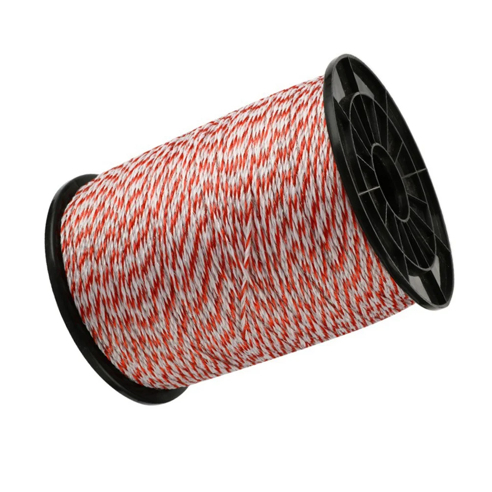 Premium Ultra-Low Resistance Wire 500M Electric Fence Electric Rope for Pig Horse Cattle Sheep