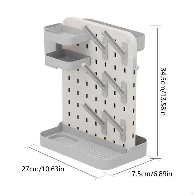 DIY Large Detachable Baby Bottle Drying Rack Space-Saving Milk Bottles Brushes for Baby Feeding Essentials