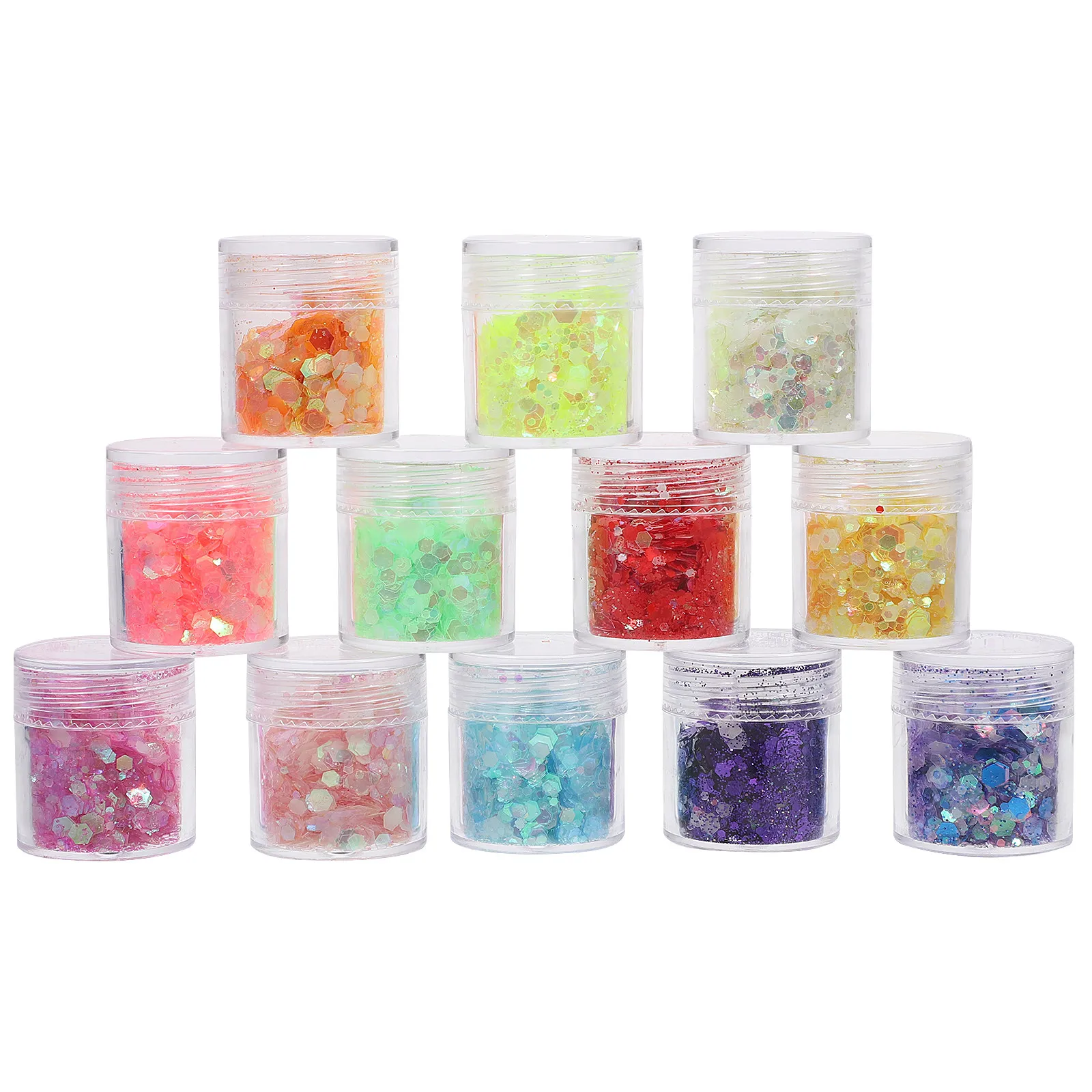 

Luminous Glitter Sequins Chunky Glow In The Dark Glitter For Nail Art Face Body Makeup Party Carnival Stage Performance