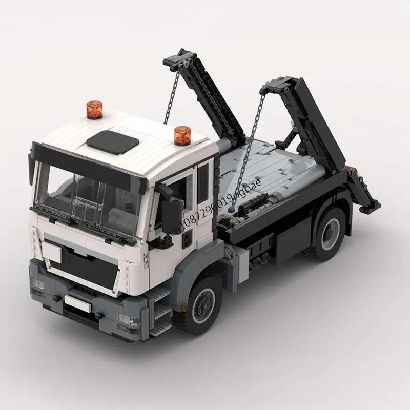 3085 قطعة Moc مدينة الهندسة سلسلة رجل Tgs 4X2 مبادلة الجسم نماذج من الشاحنات الأفكار الإبداعية لعبة طفل هدية عيد ميلاد كتل التكنولوجيا Moc
