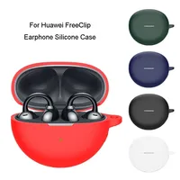 1pc Earphone Silicone Cover For Huawei FreeClip Waterproof Ear Clip Wireless Earbuds Case Headset Sleeve Housing Flexible Shell