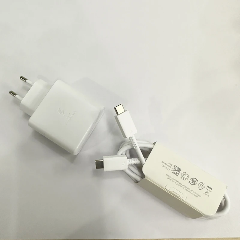 Originele Samsung Oplader 45W Supersnel Opladen EU/VS Adapter USB-C Samsung Galaxy S26 S25 S24 Ultra Plus S22 S23 S21 A56 A36 A57