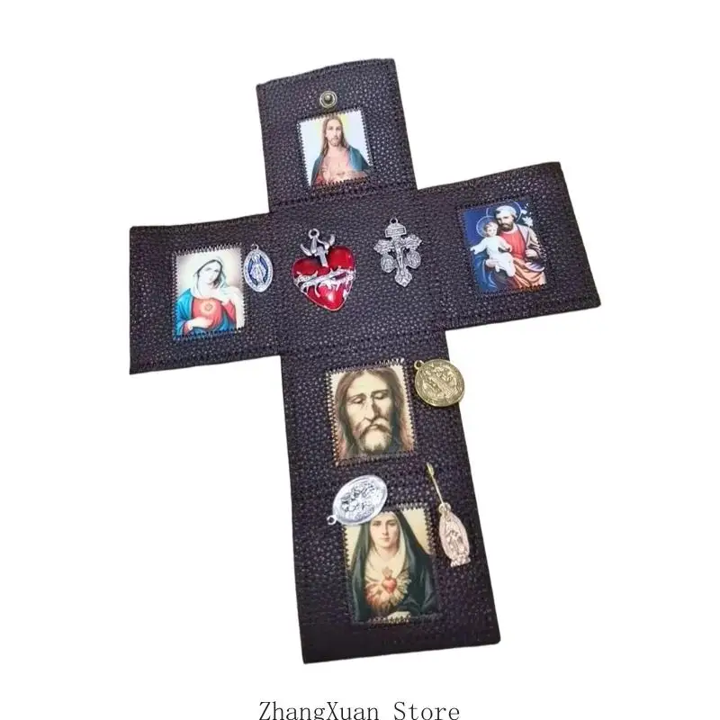 Home Use Prayer Pocket Shrine Case for Quiet Prayer and Carry Daily 3XUF