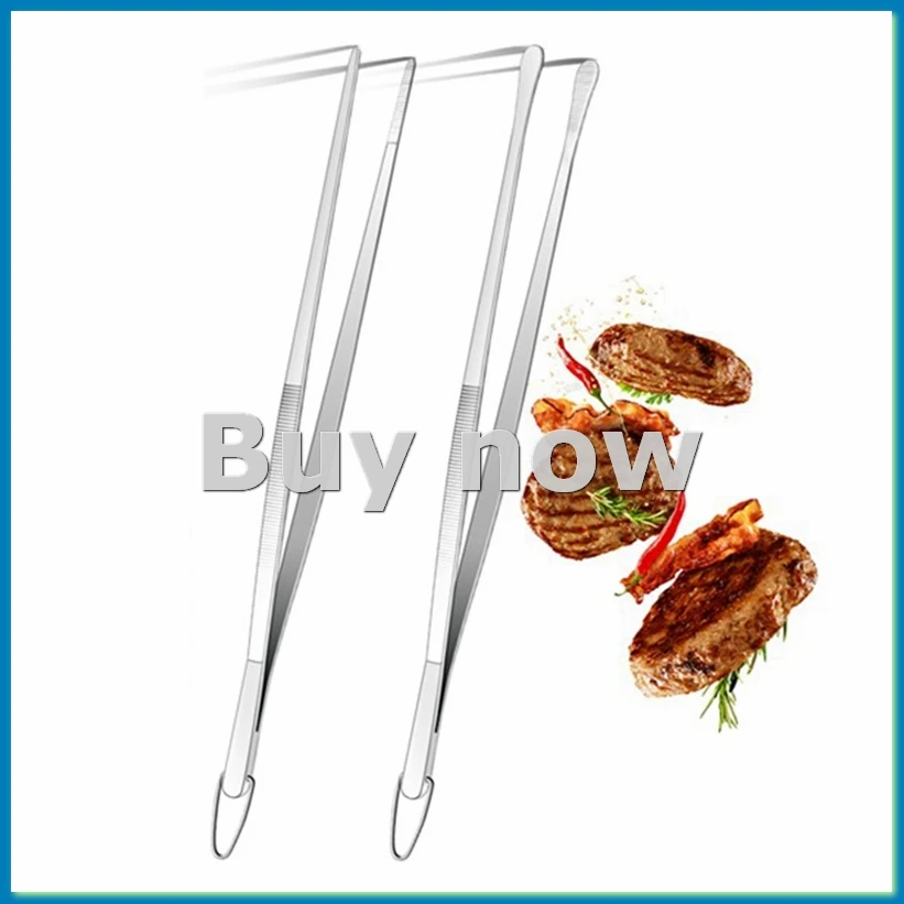 Kitchen Tweezers Tongs, Cooking Tweezers Stainless Steel -, Pasta, Plating and Pinching Delicate Small Pieces of Food-A75P
