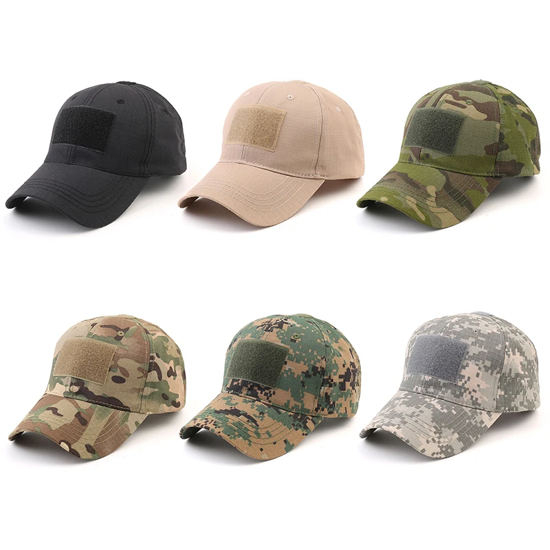 

New Style Baseball Caps Camouflage Tactical Soldier Combat Paintball Adjustable Summer Snapback Sun Hats Men Women