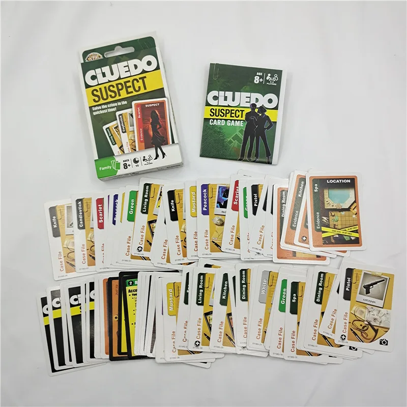 Cluedo Card Game Classic Mystery Game Entertainment Multiplayer Interactieve Kaarten