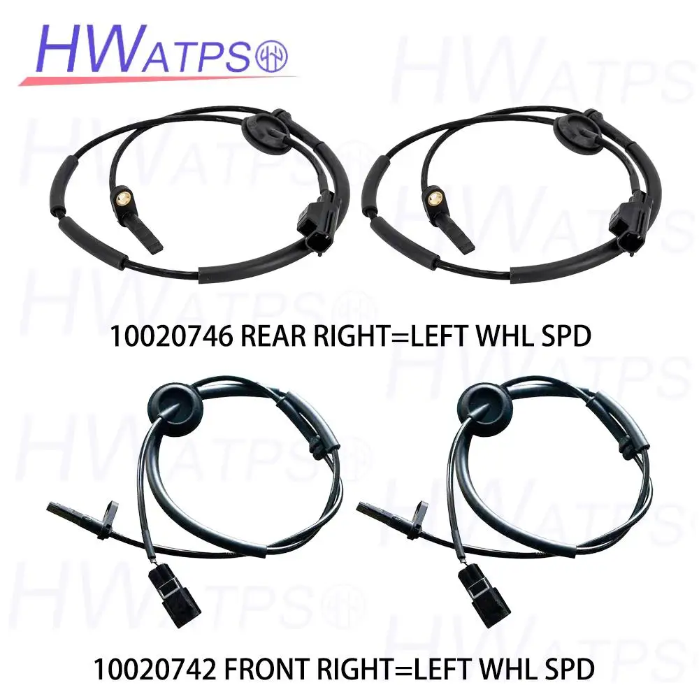 

1/2/4 шт. датчик ABS скорости переднего и заднего левого и правого колеса для ROEWE 550 RW 550 для MG 6 10020746 10020742