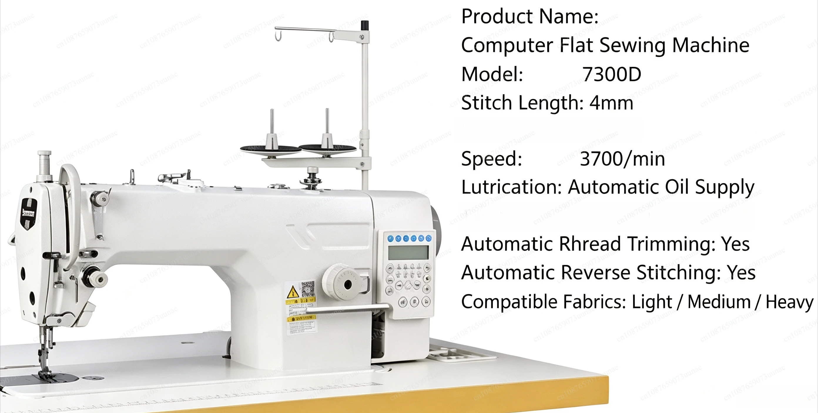 Multifunctional Fully Automatic Computerized Flat Sewing Machine High‑Speed Electric Integrated Industrial Sewing Equipment