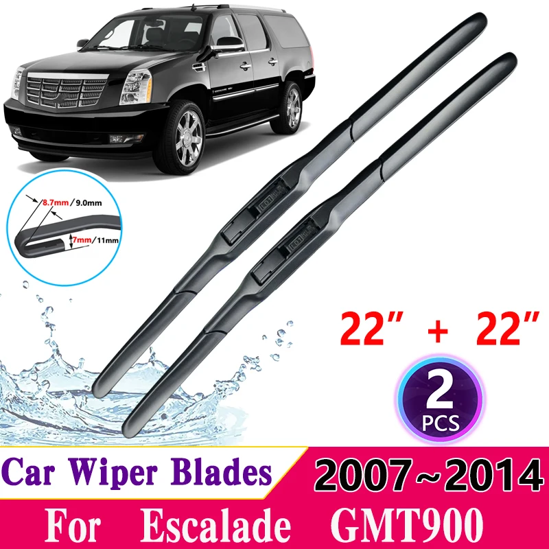 Car Windscreen Wipers for Cadillac Escalade GMT900  Car Wipers Blade Front Windscreen Cutte Accessories