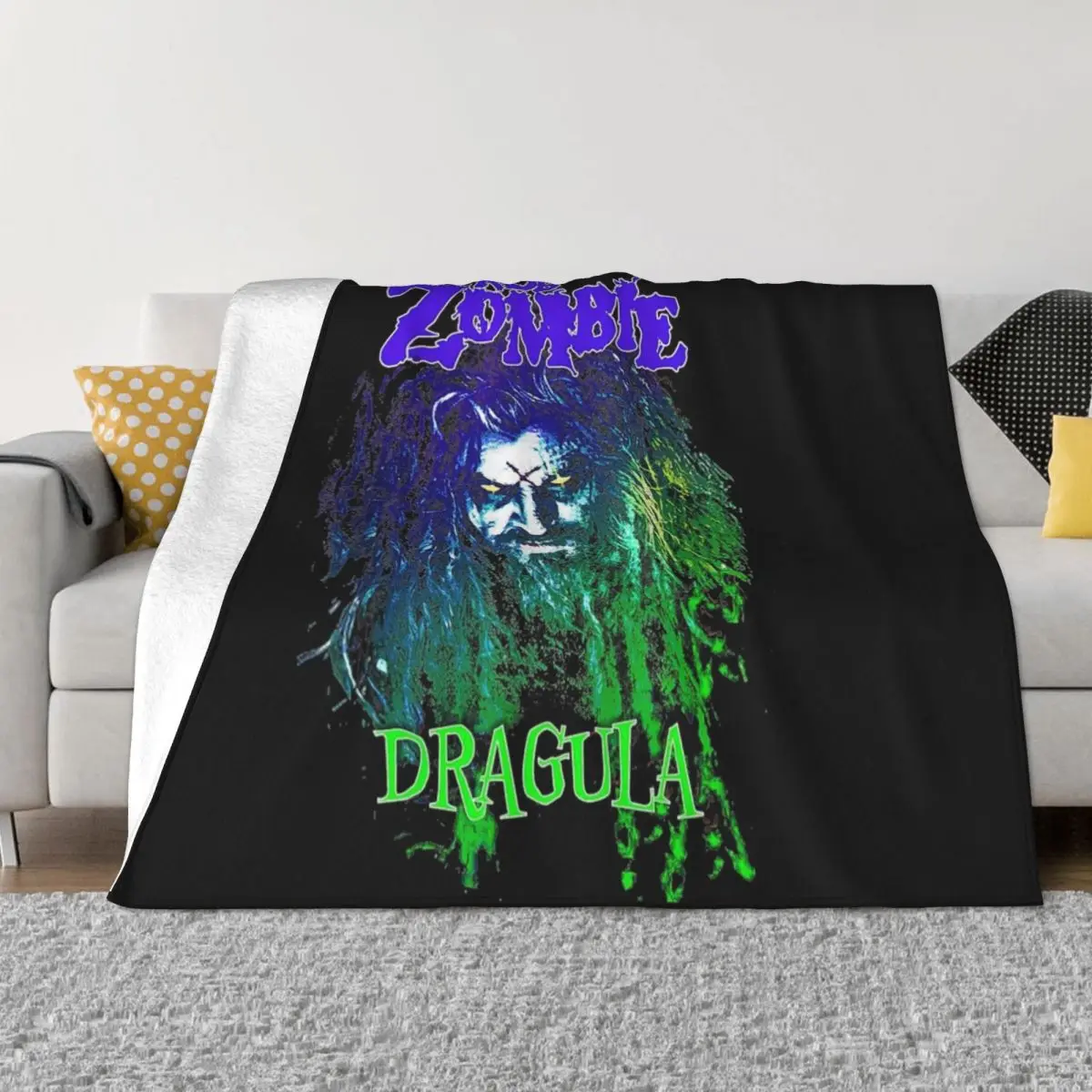 Rob Zombie - Dragula Throw Blanket Blanket For Sofa Flannel Blanket Blanket Sofa