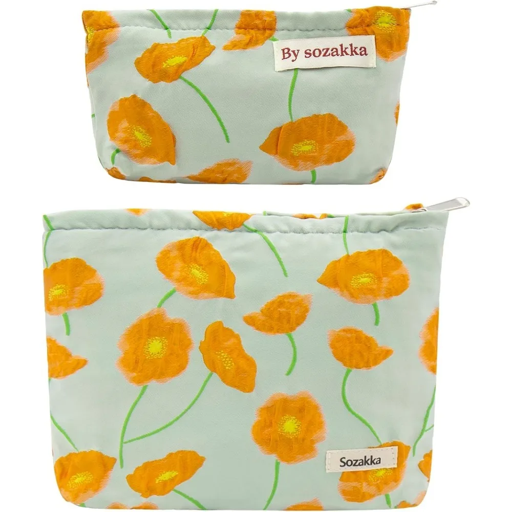 

2 шт. косметички, большая косметичка, дорожная косметичка-органайзер для женщин, вышивка