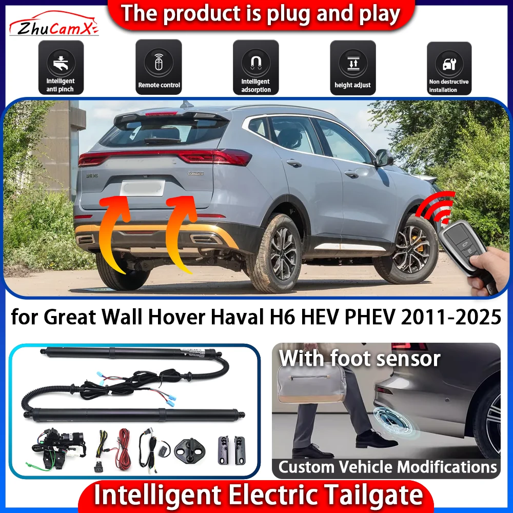 Smart Powered Tailgate System for Great Wall Hover Haval H6 HEV PHEV 2011-2025 Automatic Intelligent Trunk Lift Control Kit