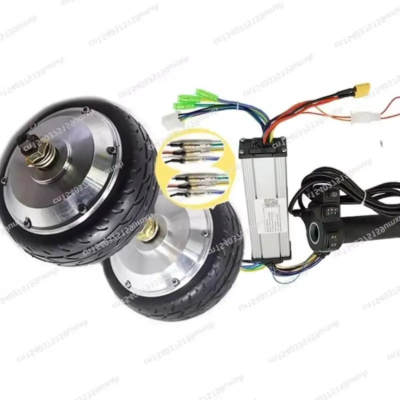 24V 156 Toothed DC Brushless Reduction Motor 6-Inch Low-Speed High-Torque for Medical Dining Car Rail Hub Speed Regulation