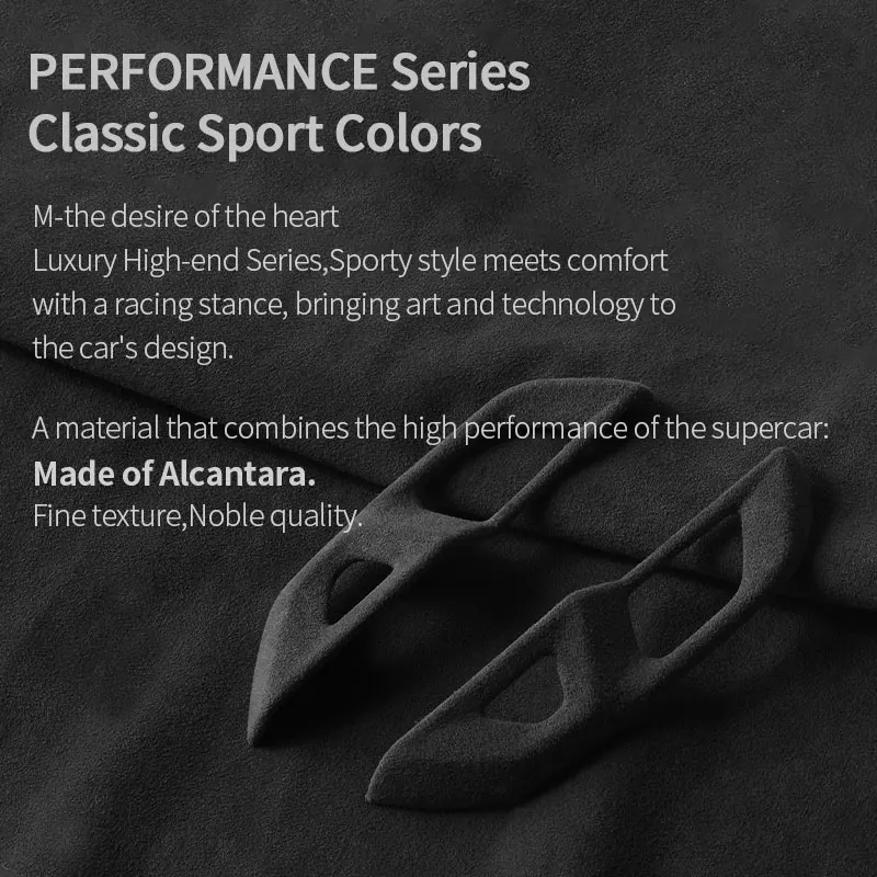 Made of Alcantara For Chevrolet Corvette C8 Door Control Panel Switche Button Boot Cover Trim Sticker Car Interior Accessories view 3