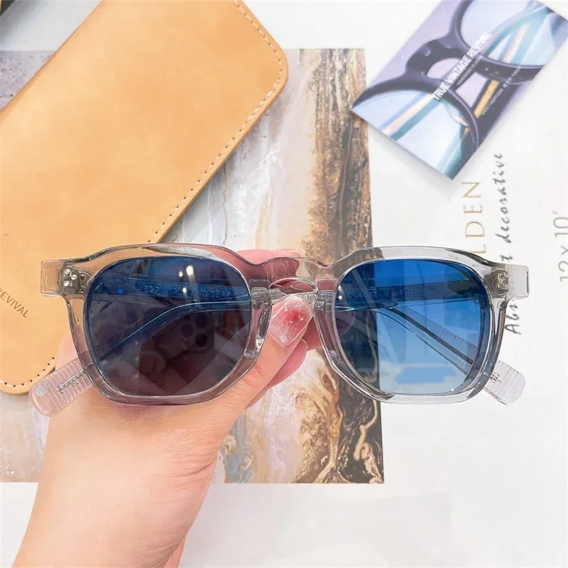 Sunglasses Luxury Brand Japanese 527 Rectangular Sunglasses For Men And Women Handmade Retro Thick Aceate Classic Shades Glasses