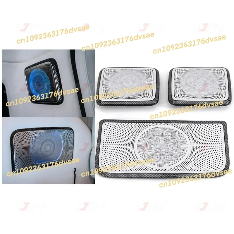 NEW G Class W464 Rear Berlin Sound Glow Horn Cover For Mercedes W463A W464 3D Berlin Speakers Cover with LED Light