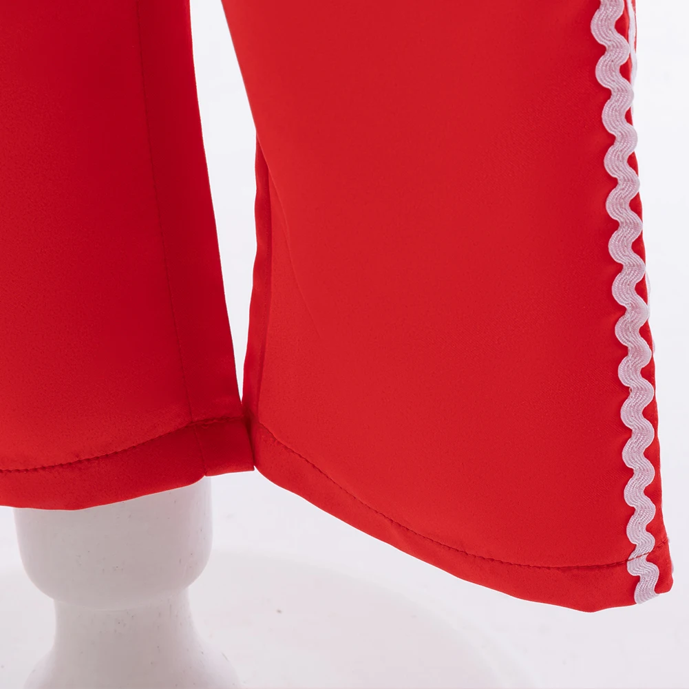 Disfraz de Papá Noel para niños, chaqueta de manga larga de Navidad, pantalones, sombrero, conjunto para niños, Navidad, Halloween, Cosplay, trajes de 3 piezas