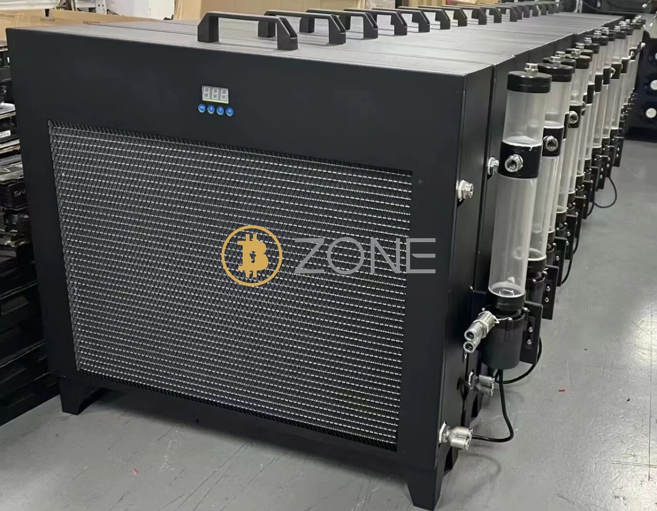 Imagem -06 - Bitmain-whatsminer Refrigerador de Água Radiador de Refrigeração Líquida Adequado para Bitcoin Miner 12.8kw 12800w S19hydro 198t