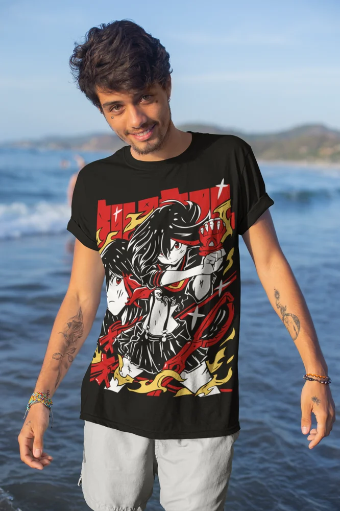 Kill La Kill Ryuko T-Shirt Girl Anime Ryuko Matoi Senketsu Shirt Soft Tee