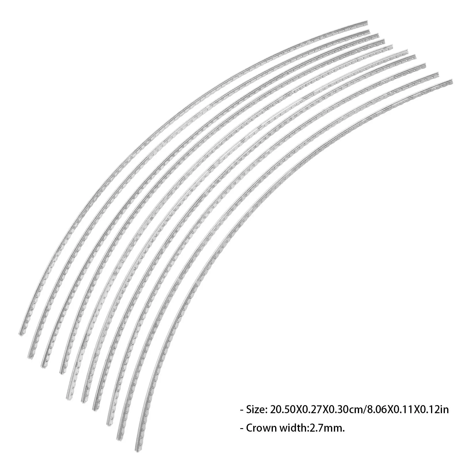 10 قطعة أسلاك الغيتار الحنق الأسلاك النحاسية للكهرباء الشعبية الكلاسيكية الغيتار استبدال المعادن فريتس اكسسوارات Diy بها بنفسك إصلاح #2