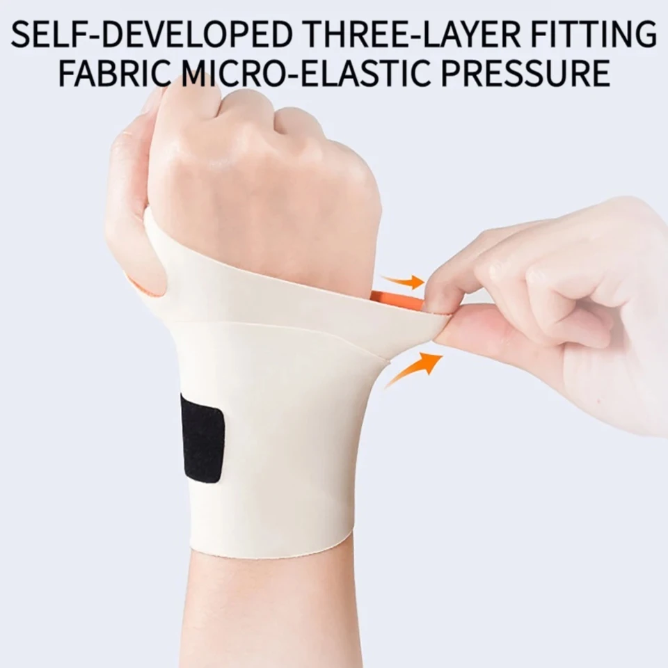 Elastic Wrist Guard Fitness Wristband Professional Splint Hand Brace Protector Band Arthritis Sprain Carpal Tunnel Tendon Sheath