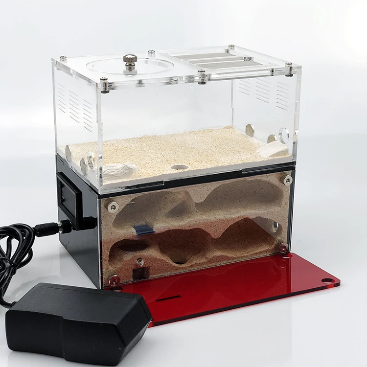 auto template heating control moisturing sand ant nest,light shading ant farm  big formicarium ant hill for egg laying