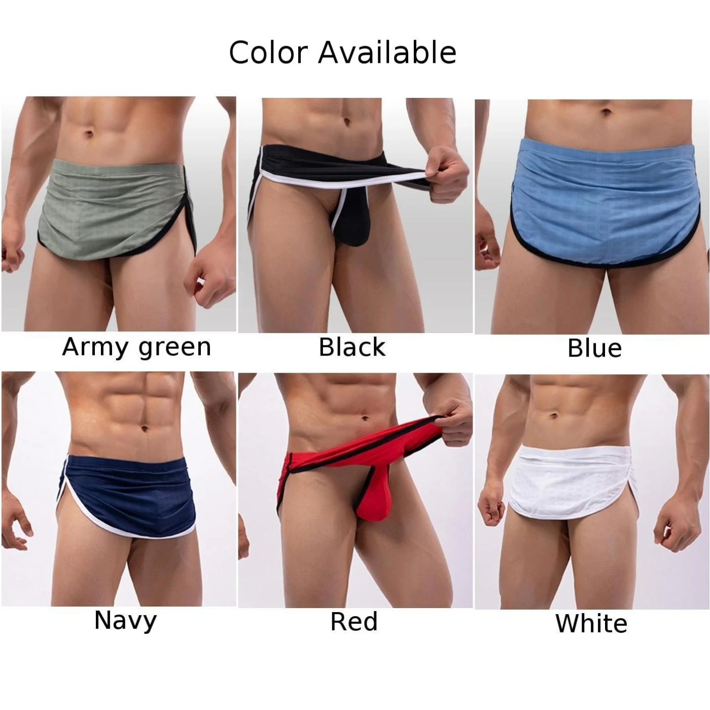 New Sexy Underwear Men\'s Shorts Boxers Erotic Arrow Pants Mesh Breathable Panties Man Underpants Penis Bulge Pouch Boxershorts