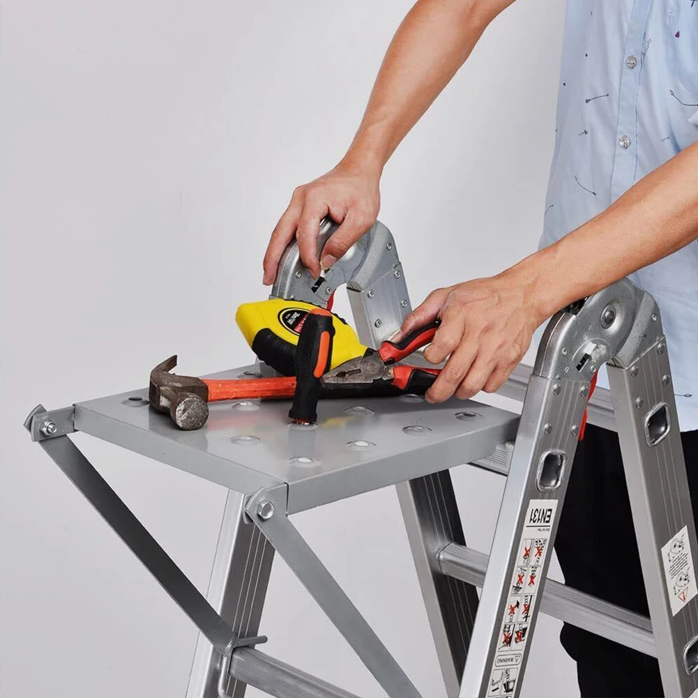 Ladder Work Platform Handy Tools Extension Ladders Work Ladder Tray for Painters&Tools Hold Handy Tools