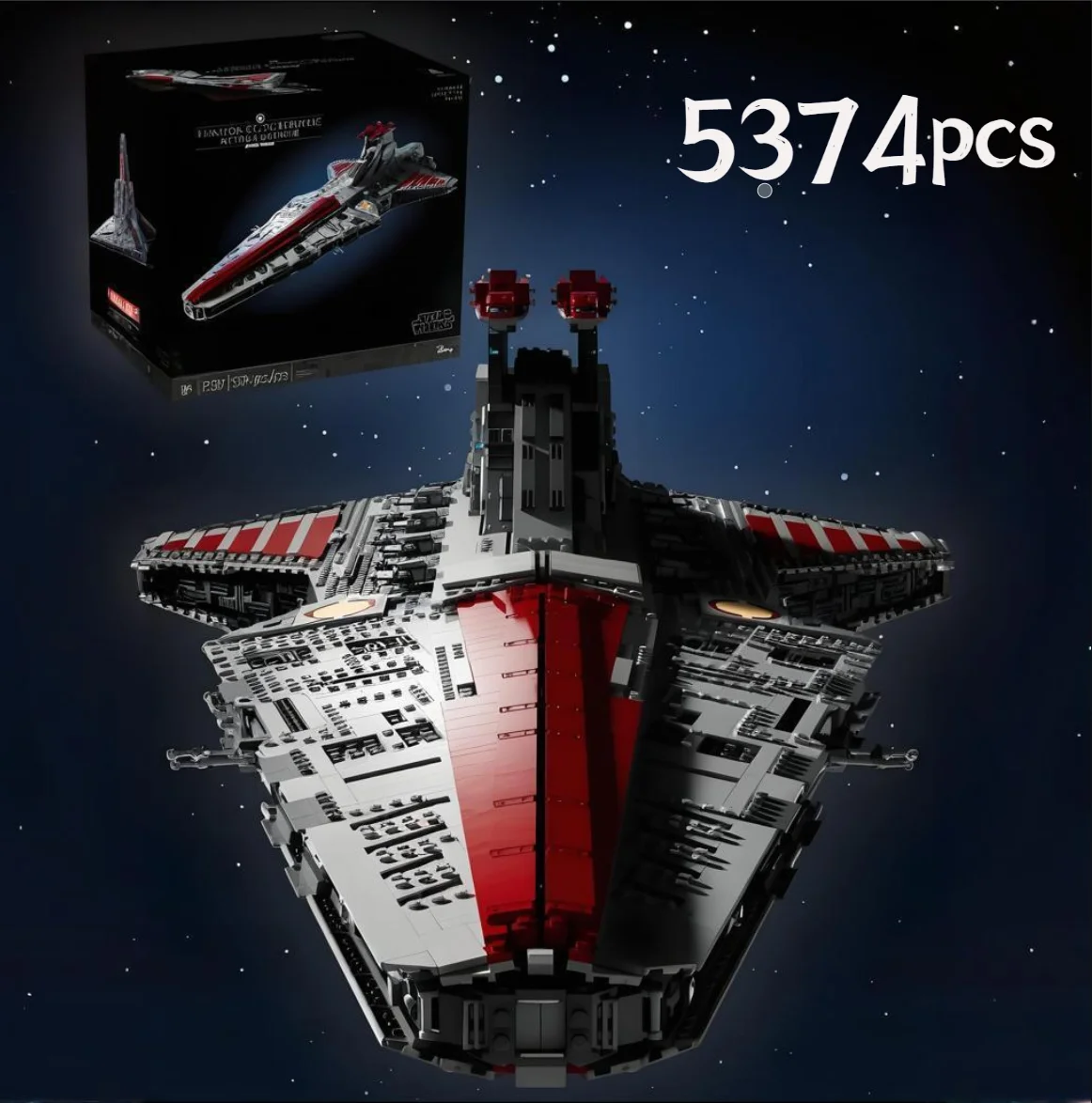 2025 NEW 75367 Biggest Venator Class Republic Attacks Cruiser Building Set Blocks Bricks Toys for Adult Boy Christmas Gifts