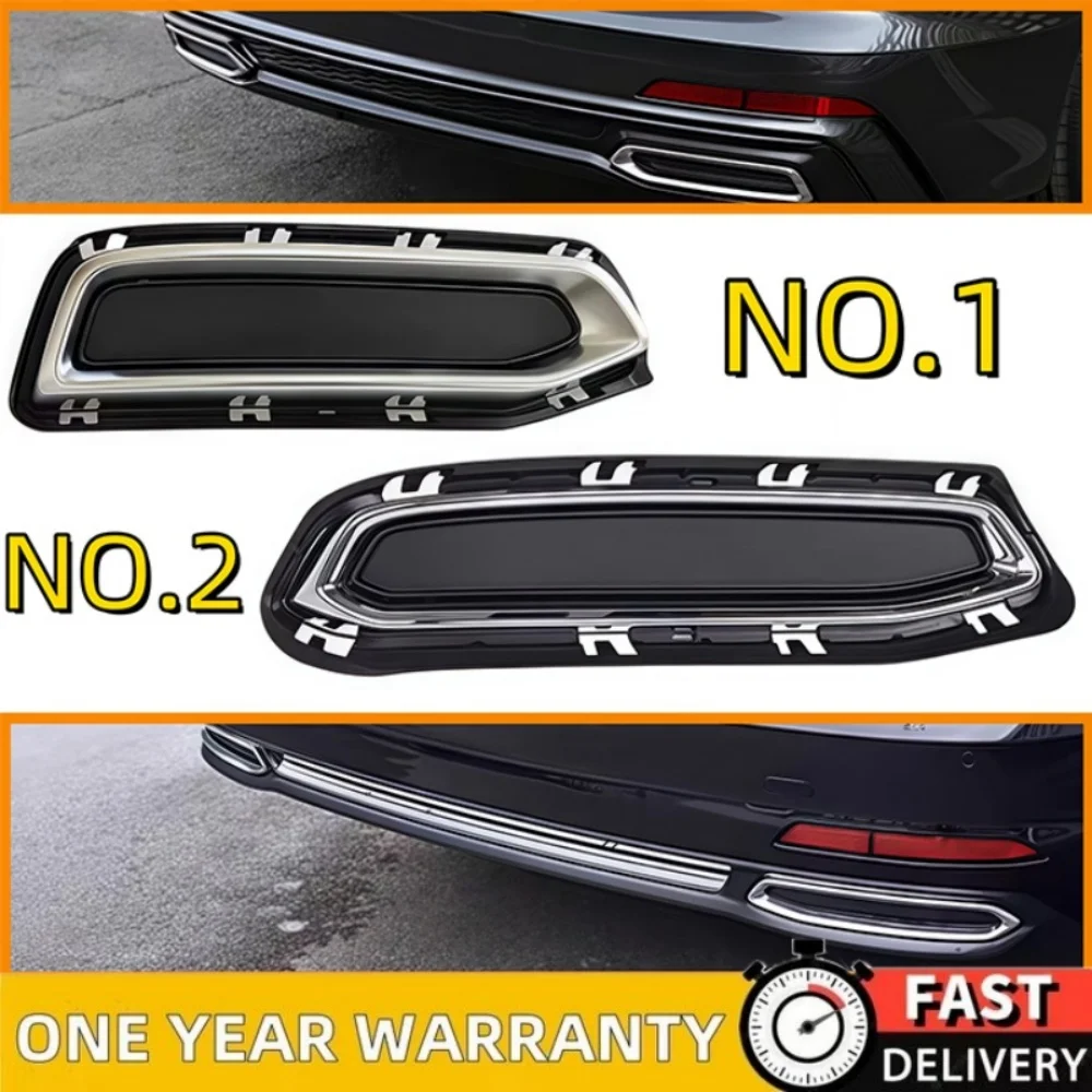 

4KD807320A for Audi Audi A6 C8 2019-2022 Tail throat decorative bright frame Rear tail lip exhaust pipe decorative cover