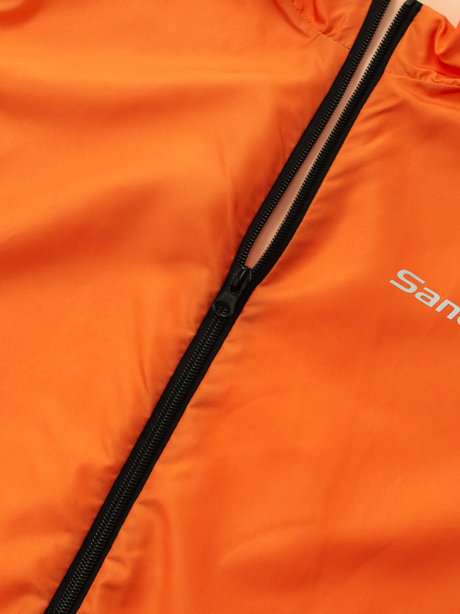 SANCUAX Fahrradweste für Herren, winddichte Fahrradweste, Zwei-Wege-Vollreißverschlüsse, Fahrrad-Windjacke, Rückseite mit 3 Taschen, ärmellose Weste – Detail 7