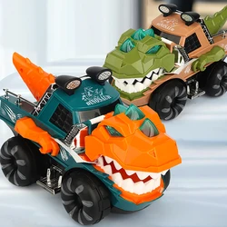 Dinosaur Car Electric Dancing Deformation rotante Universal Boy Toy Child Kid Girl Car Christmas Birthday Gift