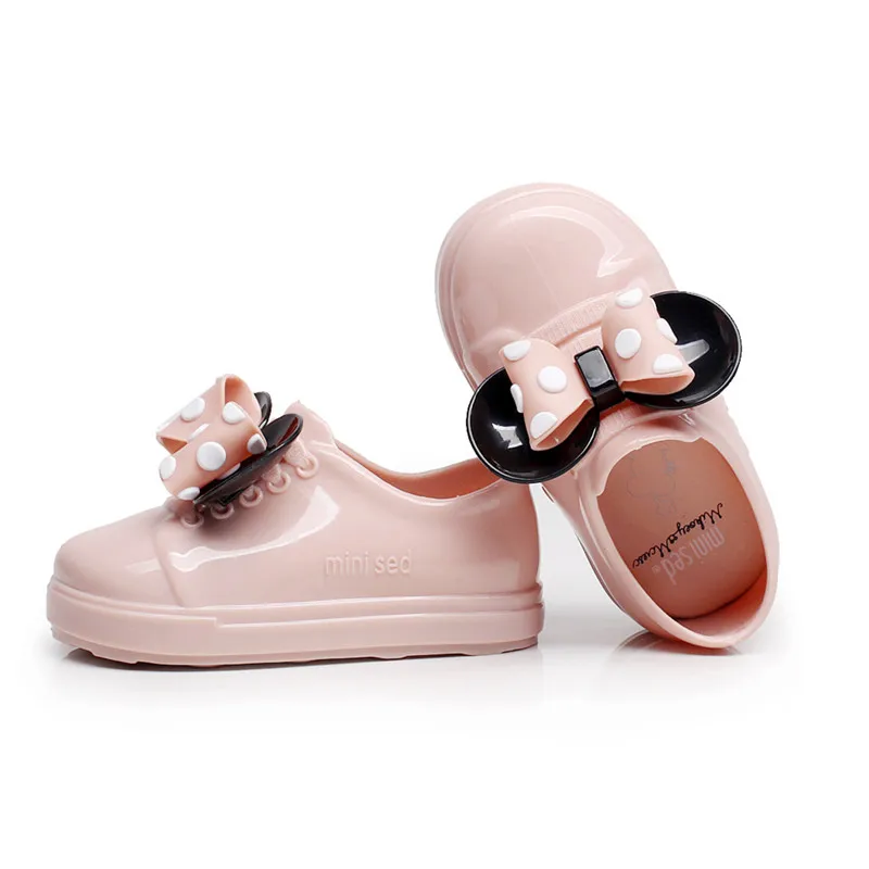 

Children's Shoes Solid Color Rainboots Girls Shoes Clogs Quality Waterproof Anti-slip Rain Shoes for Toddler