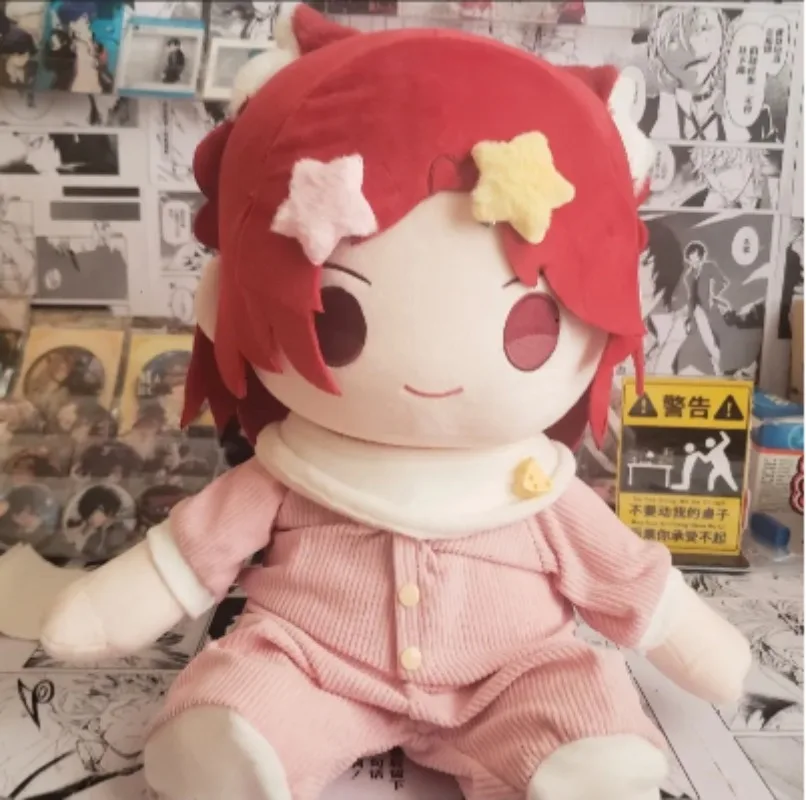 

40CM WONDER Attribute Sitting Posture Plush Doll Cartoon Cotton Adorable Delicacy Furry Mascot Ornament Stuffed Toy Plushie Gift