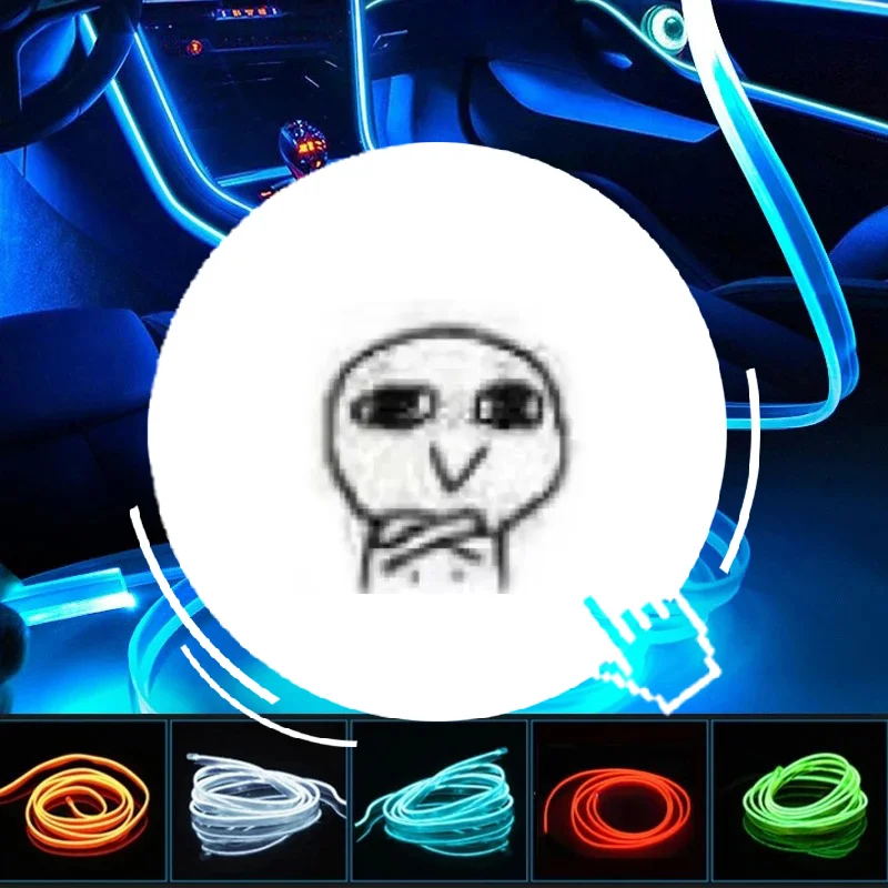 

RGB салон автомобиля светодиодная лента окружающий неоновый невидимый свет USB оптоволоконная атмосферная лампа управление поддержкой красочный