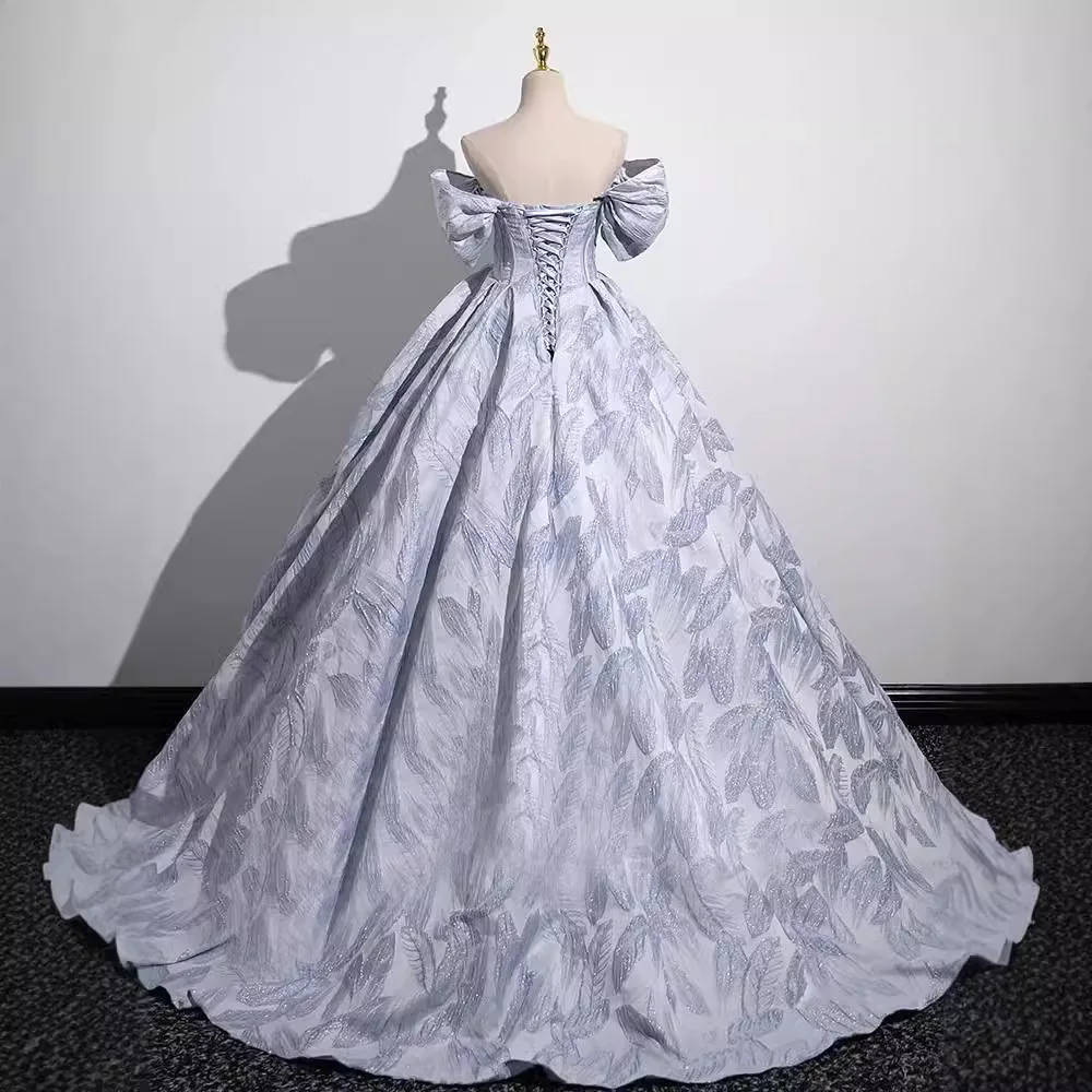 Robe de Soirée Légère et Luxueuse en Satin pour ixd'Anniversaire, Tenue de Bal en Tube, Mariage, Voyage