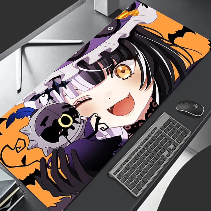 

Gaming Mouse Pad Computer Desk Mat Hololive Shiori Novella Table Keyboard Pad Laptop Rubber Non-slip Back Mousepad Cushion