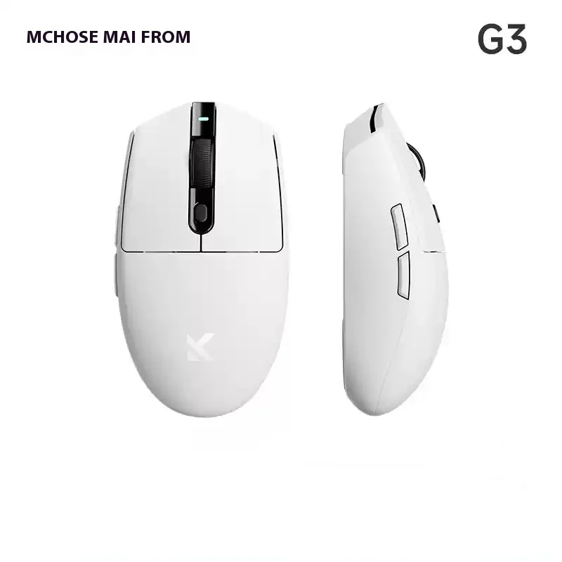 Imagem -06 - Mchose-maicong g3 Mouse sem Fio Leve Escritório de Jogo sem Buraco Bluetooth com Fio Terceiro Exame Paw3395