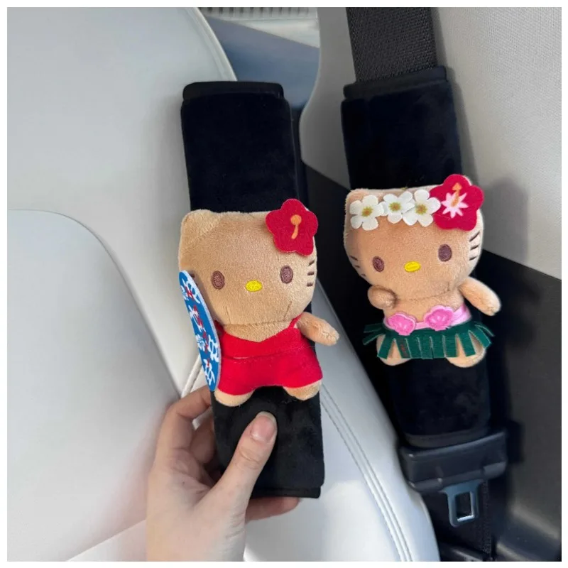 

Милые Гаваи серии Hellokittys, плюшевые куклы, милые износостойкие защитные рукава, автомобильные аксессуары, подарок девушке