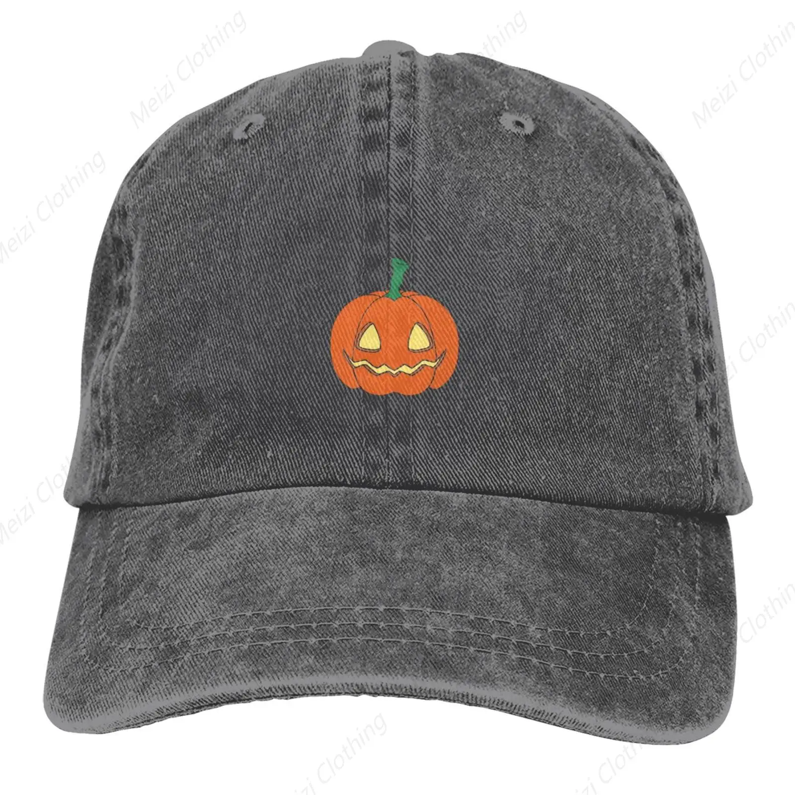 

Fun Halloween Gift Pumpkin Simple Cowboy Hat for Men and Women Outdoor Sports Men's Baseball Hat Adjustable Hat