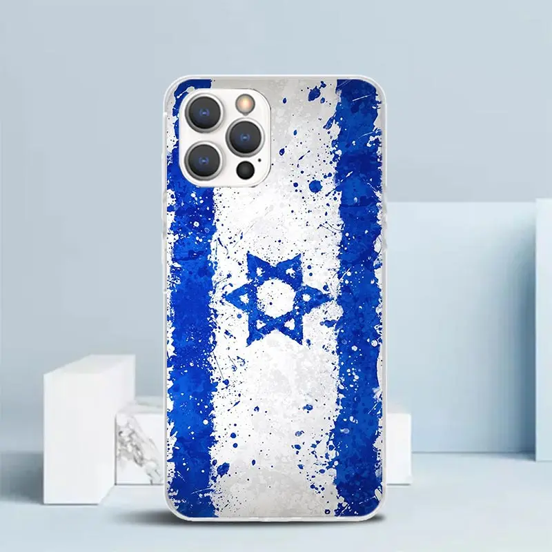 David Jewish Star Symbol Phone Case For IPhone 16 15 14 13 12 11 Pro Max Mini XR XS X 7 Plus 8 + SE 2020 Soft TPU Back Cover