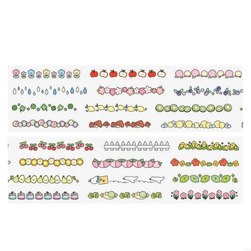 2026-new-peelable-clear-sticker-aesthetic-design-pet-texture-for-diary-page-dividers